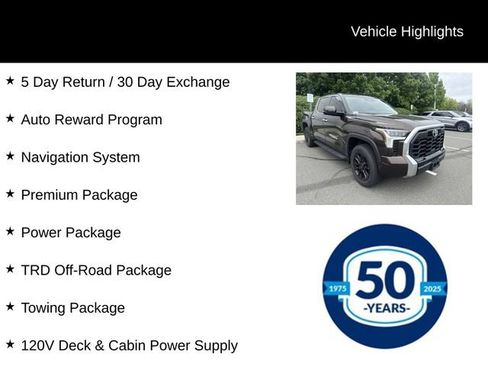 Used 2023 Toyota Tundra Limited w/ TRD Off-Road Package AWD/4WD image 7