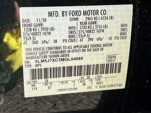 Used 2021 Lincoln Aviator Reserve w/ Equipment Group 202A image 33