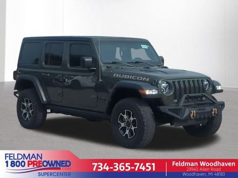Used 2022 Jeep Wrangler Unlimited Rubicon w/ Cold Weather Group AWD/4WD image 1