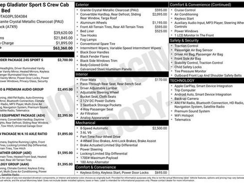 Used 2023 Jeep Gladiator Sport image 6