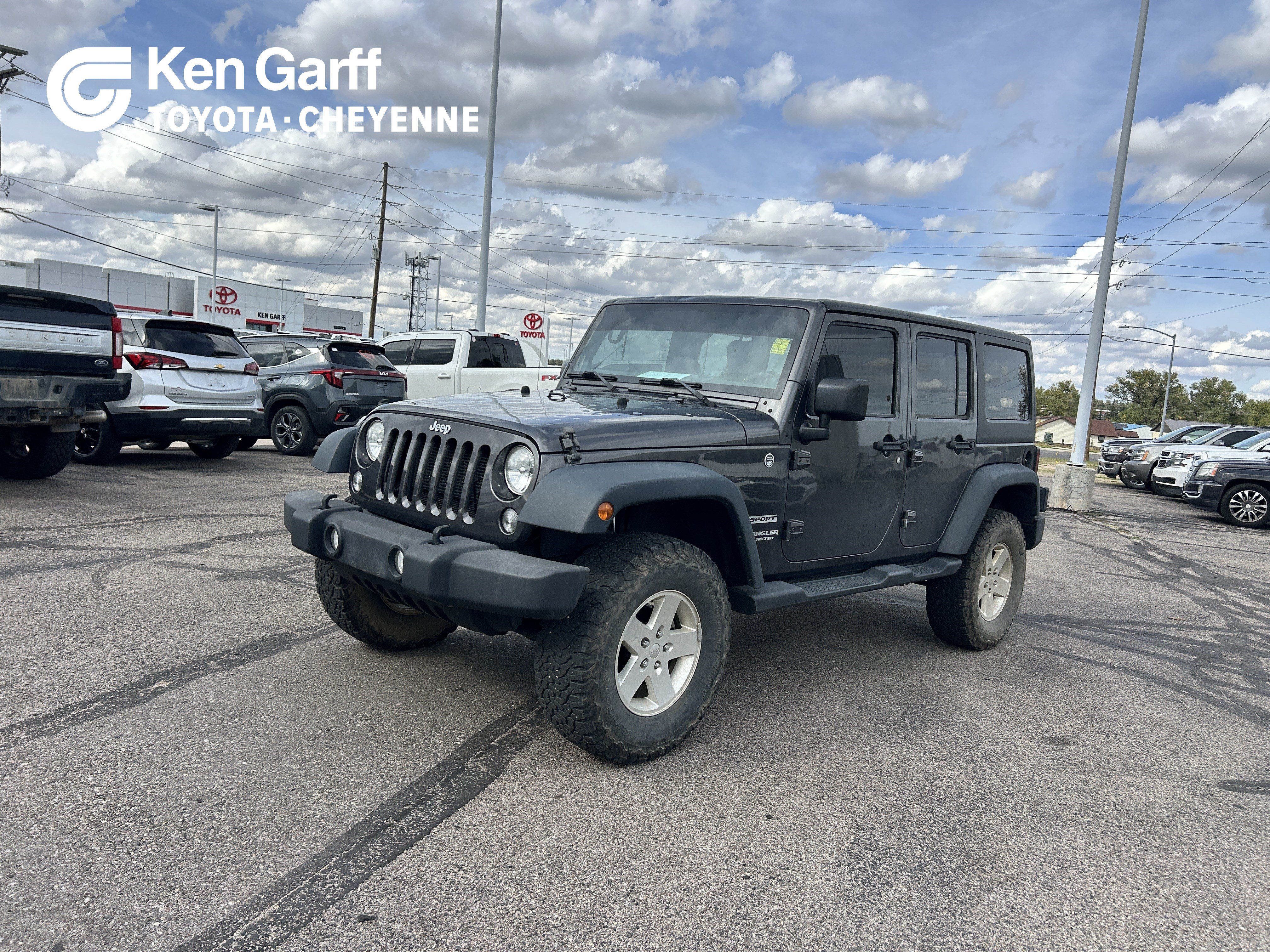 Used 2014 Jeep Wrangler Unlimited Sport w/ Quick Order Package 24S AWD/4WD image 1