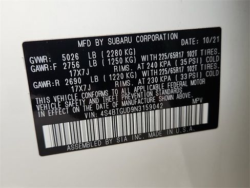 Used 2022 Subaru Outback Wilderness image 28