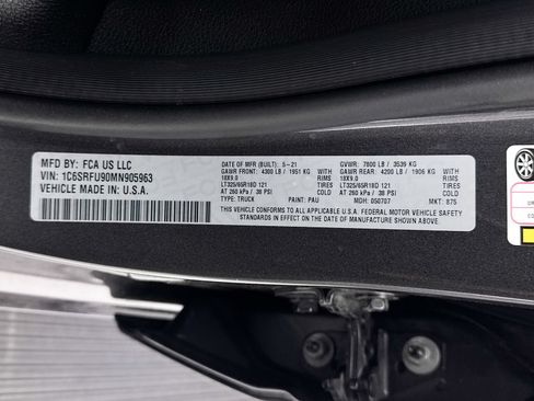 Used 2021 RAM 1500 TRX w/ TRX Level 2 Equipment Group AWD/4WD image 41