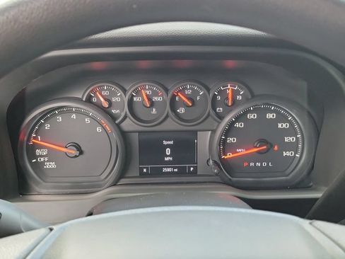 Certified 2025 Chevrolet Silverado 1500 Custom w/ Turbomax Blackout Package RWD image 24