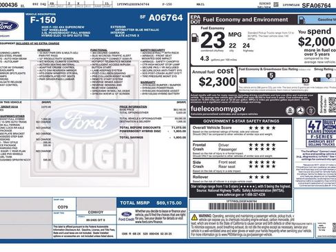 Used 2025 Ford F150 Lariat w/ Equipment Group 501A Mid AWD/4WD image 6