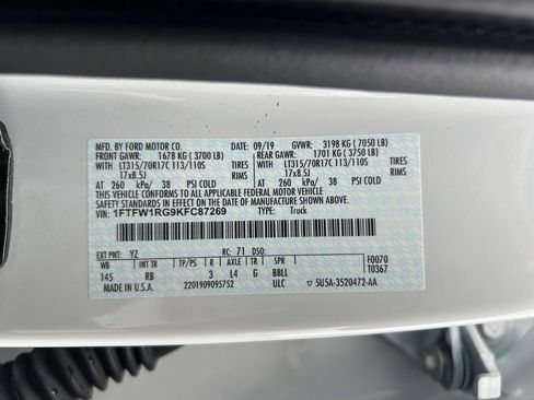 Used 2019 Ford F150 Raptor w/ Equipment Group 802A Luxury image 34