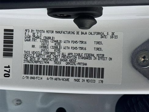 Used 2023 Toyota Tacoma SR5 w/ Technology Package RWD image 30