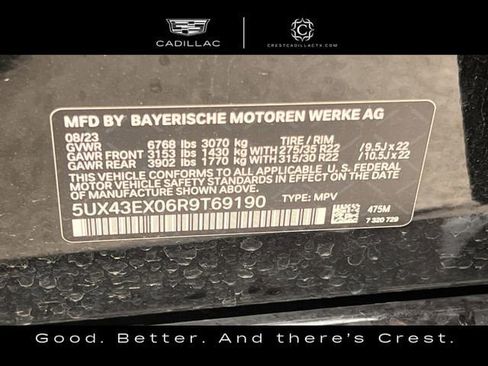 Used 2024 BMW X6 M60i w/ Executive Package AWD/4WD image 29