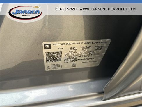 Used 2019 Chevrolet Silverado 1500 Custom w/ Infotainment Package image 33