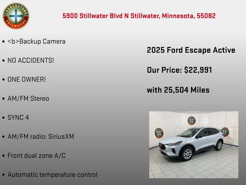 Used 2025 Ford Escape Active image 5