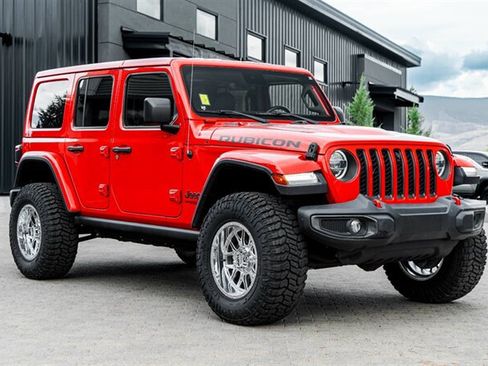 Used 2021 Jeep Wrangler Unlimited Rubicon w/ Uconnect 4C Nav & Sound Group AWD/4WD image 1