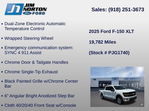 Used 2025 Ford F150 XLT w/ Equipment Group 301A Standard AWD/4WD image 21