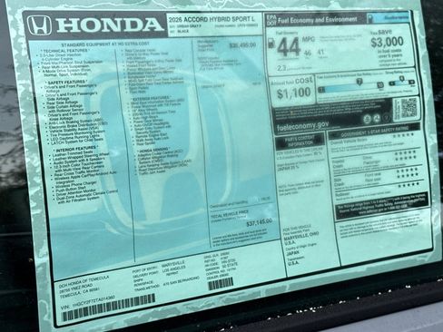 Used 2026 Honda Accord Sport image 31