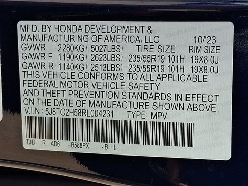 Certified 2024 Acura RDX SH-AWD w/ Technology Package image 30