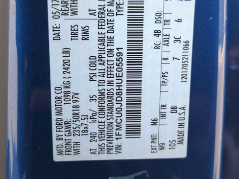 Used 2017 Ford Escape Titanium FWD image 33