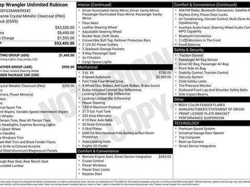 Used 2021 Jeep Wrangler Unlimited Rubicon w/ LED Lighting Group image 11