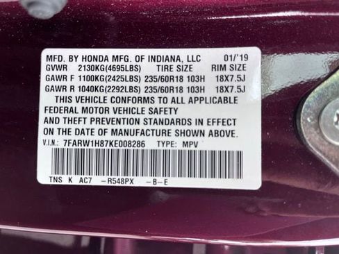Used 2019 Honda CR-V EX-L image 15