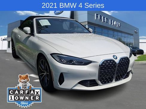Used 2021 BMW 430i Convertible w/ Convenience Package RWD image 1