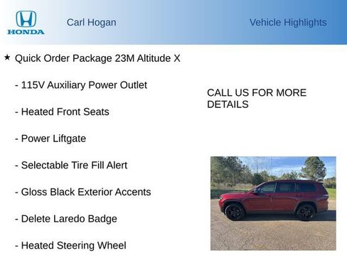 Used 2024 Jeep Grand Cherokee L Altitude AWD/4WD image 11