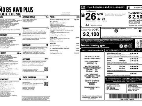 Used 2023 Volvo XC40 B5 Plus w/ Driver Assist Package image 4