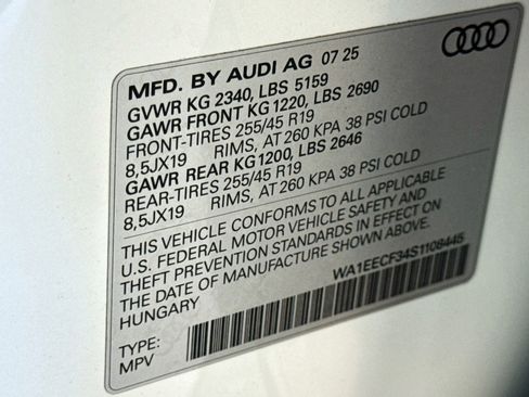 New 2025 Audi Q3 2.0T Premium Plus image 29