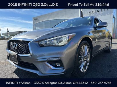 Used 2018 INFINITI Q50 Luxe w/ Essential Package (3.0T Luxe)