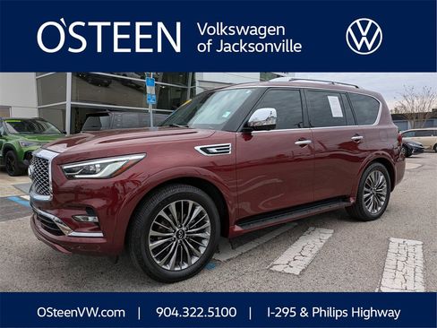 Used 2021 INFINITI QX80 Sensory w/ All-Season Package image 1