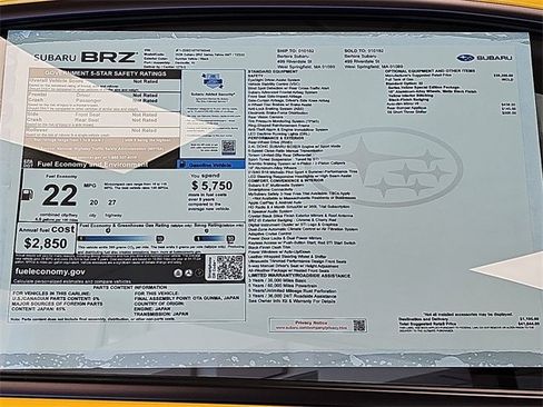 New 2026 Subaru BRZ Series.Yellow image 21