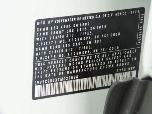 New 2026 Volkswagen Taos S image 30