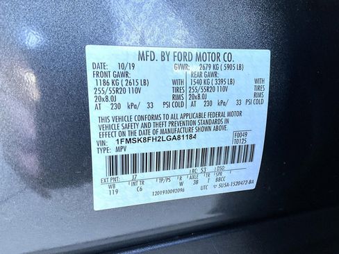 Used 2020 Ford Explorer Limited AWD/4WD image 30
