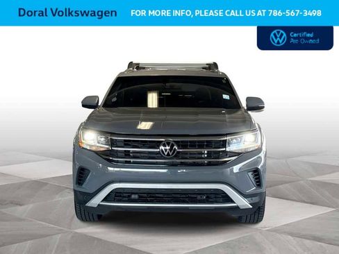 Certified 2023 Volkswagen Atlas Cross Sport SE w/ Black Wheel Package FWD image 3