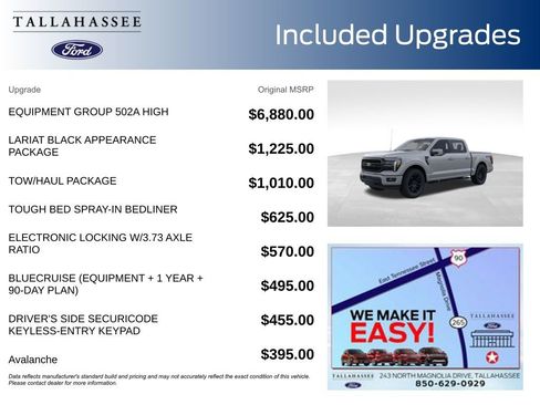 New 2026 Ford F150 Lariat w/ Equipment Group 502A High AWD/4WD image 3
