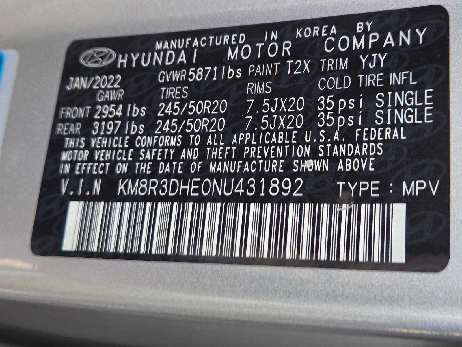 Used 2022 Hyundai Palisade SEL w/ Convenience Package AWD/4WD image 35