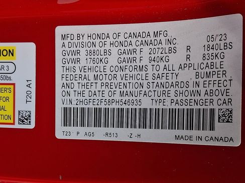 Used 2023 Honda Civic Sport image 25