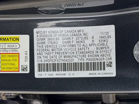 New 2026 Honda Civic Sport image 29