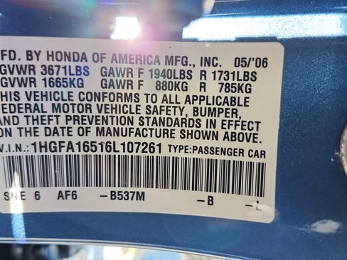 Used 2006 Honda Civic LX image 26