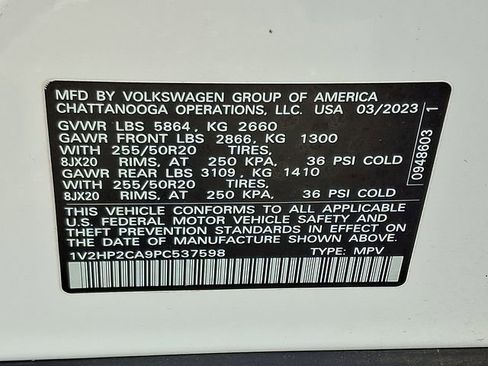 Used 2023 Volkswagen Atlas SE AWD/4WD image 27
