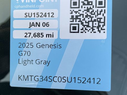 Used 2025 Genesis G70 2.5T image 27