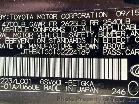 Used 2016 Lexus ES 350 w/ Ultra Luxury Package FWD image 37