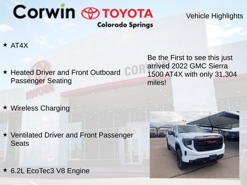 Used 2022 GMC Sierra 1500 AT4X image 4