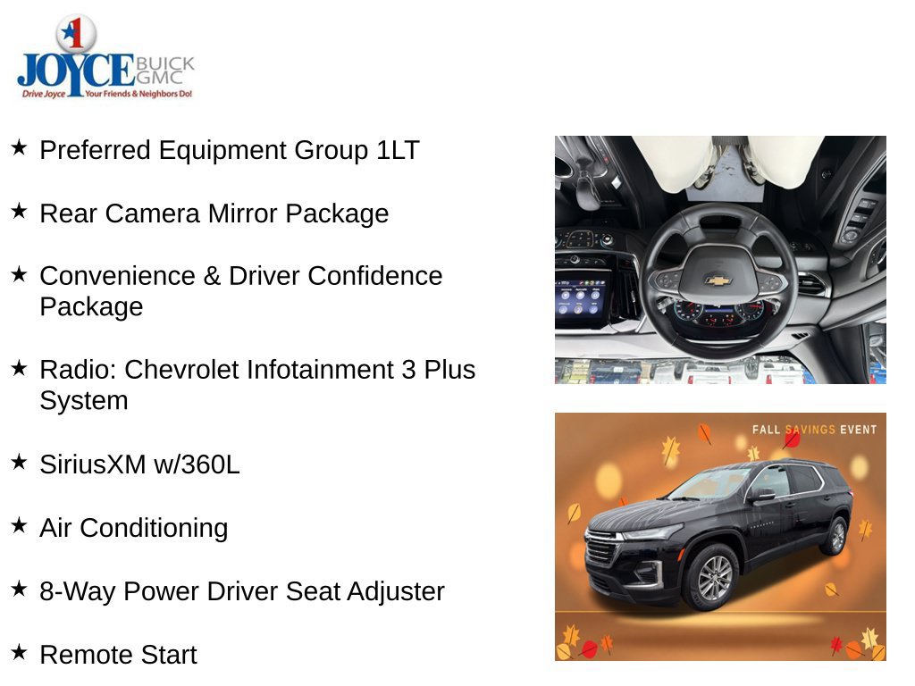 Certified 2023 Chevrolet Traverse LT FWD image 10