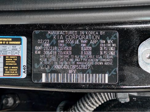 Used 2023 Kia EV6 GT-Line w/ GT-Line White Seat Package AWD/4WD image 28