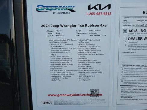 Used 2024 Jeep Wrangler Unlimited Rubicon 4xe AWD/4WD image 36