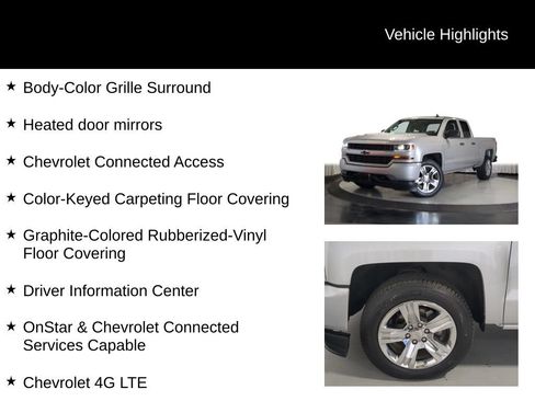 Used 2019 Chevrolet Silverado 1500 Custom w/ Custom Convenience Package AWD/4WD image 38