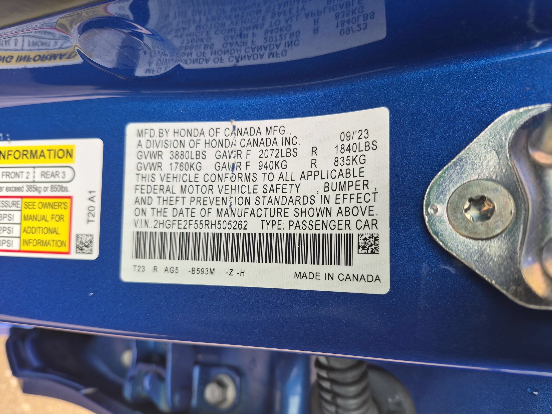 Used 2024 Honda Civic Sport image 32