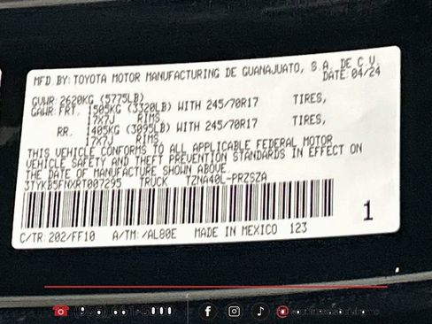 Used 2024 Toyota Tacoma SR5 RWD image 28