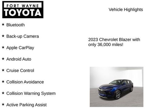 Used 2023 Chevrolet Blazer LT w/ Driver Confidence Package FWD image 7