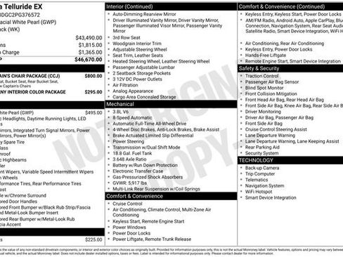 Used 2023 Kia Telluride EX w/ EX Captain's Chair Package image 16