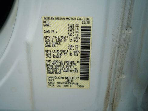 Used 2021 Nissan NV 2500 SV w/ Navigation Package RWD image 24