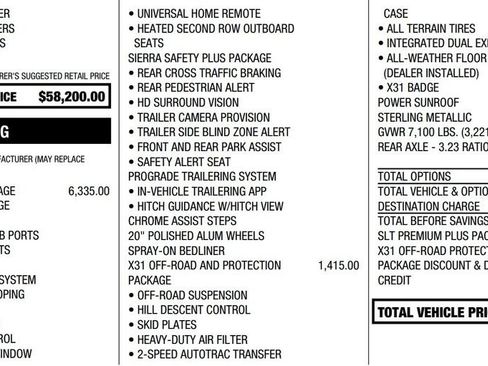 Certified 2026 GMC Sierra 1500 SLT w/ SLT Premium Plus Package AWD/4WD image 2